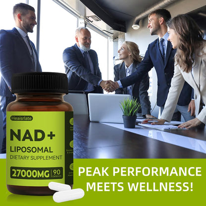 NAD+ 1000mg with Resveratrol & Quercetin — Anti-Aging NAD Supplement, Brain Health & Energy — 90 Caps
