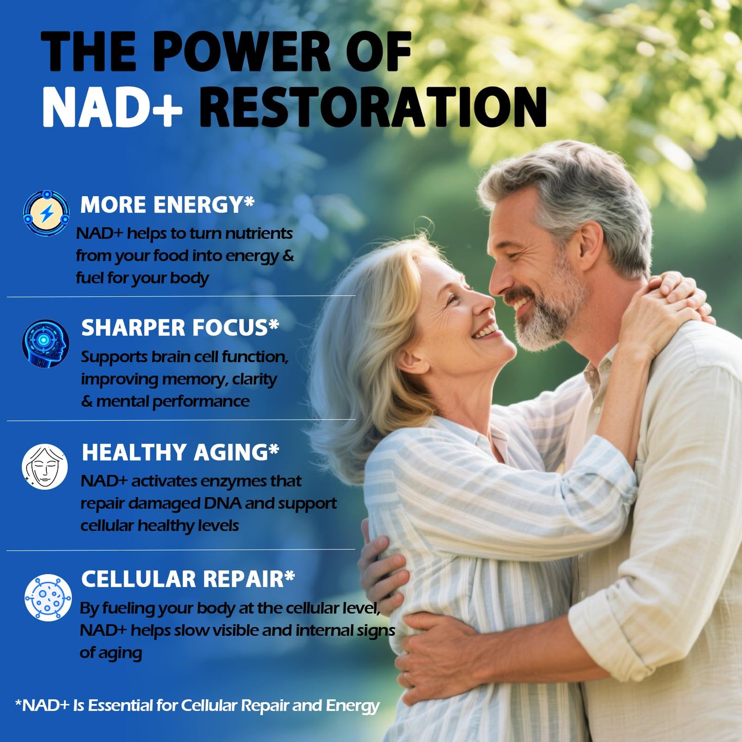 NAD+ Liquid Drops with Urolithin A – Extra Strength Liposomal NAD Supplement for Women & Men | CoQ10, Resveratrol, Alpha Lipoic Acid & Astaxanthin