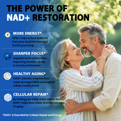 NAD+ Liquid Drops with Urolithin A – Extra Strength Liposomal NAD Supplement for Women & Men | CoQ10, Resveratrol, Alpha Lipoic Acid & Astaxanthin