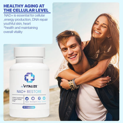 NAD+ Supplement 750mg | Advanced NR for Anti-Aging & Cellular Energy | 30 Servings