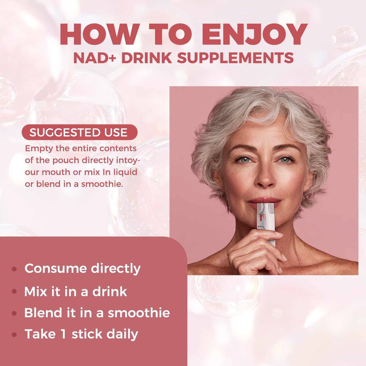 NAD+ Liquid Supplement 1000mg – NR, Resveratrol & PQQ for Cellular Energy