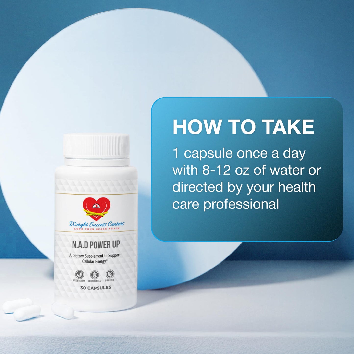 NAD+ Power Up Liposomal Supplement – High Potency for Cellular Energy & Healthy Aging – Vegan, Gluten-Free, Non-GMO – 30-Day Supply