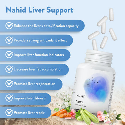 Nahid Liver Support Supplement – 120B CFUs Probiotics, 60 Capsules