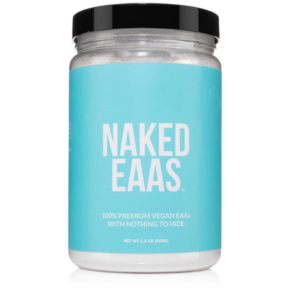 NAKED EAAs Amino Acids Powder – 50 Servings, Vegan, Unflavored, 500 g | Instantized All-Natural Essential Amino Acids