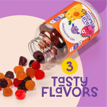 NAKED Nutrition Kids Vitamin Gummies – Made in USA, Gelatin Free, Vegan, GMO & Gluten Free | 30 Day Supply
