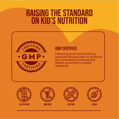 NAKED Nutrition Kids Vitamin Gummies – Made in USA, Gelatin Free, Vegan, GMO & Gluten Free | 30 Day Supply