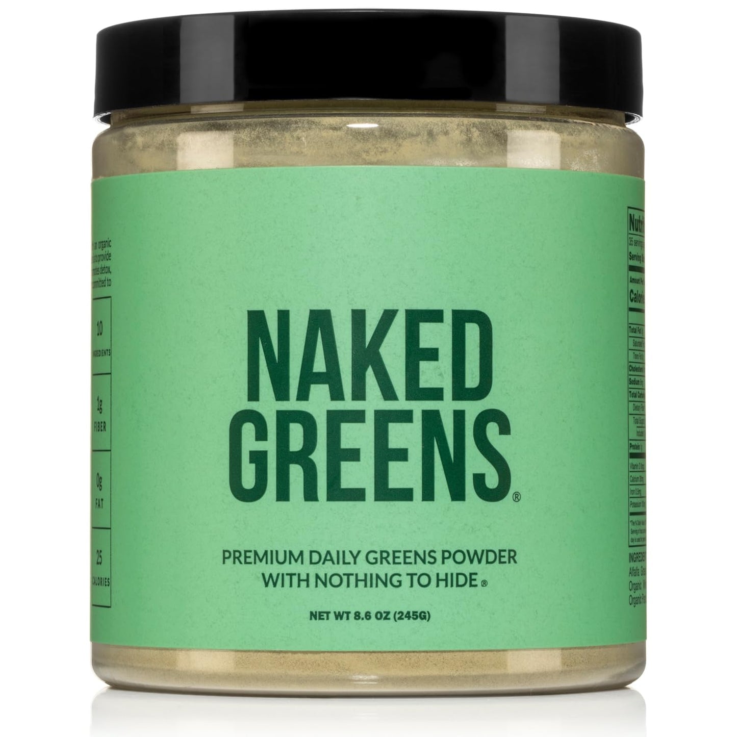 NAKED Super Greens Powder – Organic Greens, 35 Servings, Vegan & Non-GMO