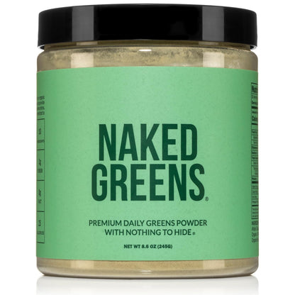 NAKED Super Greens Powder – Organic Greens, 35 Servings, Vegan & Non-GMO