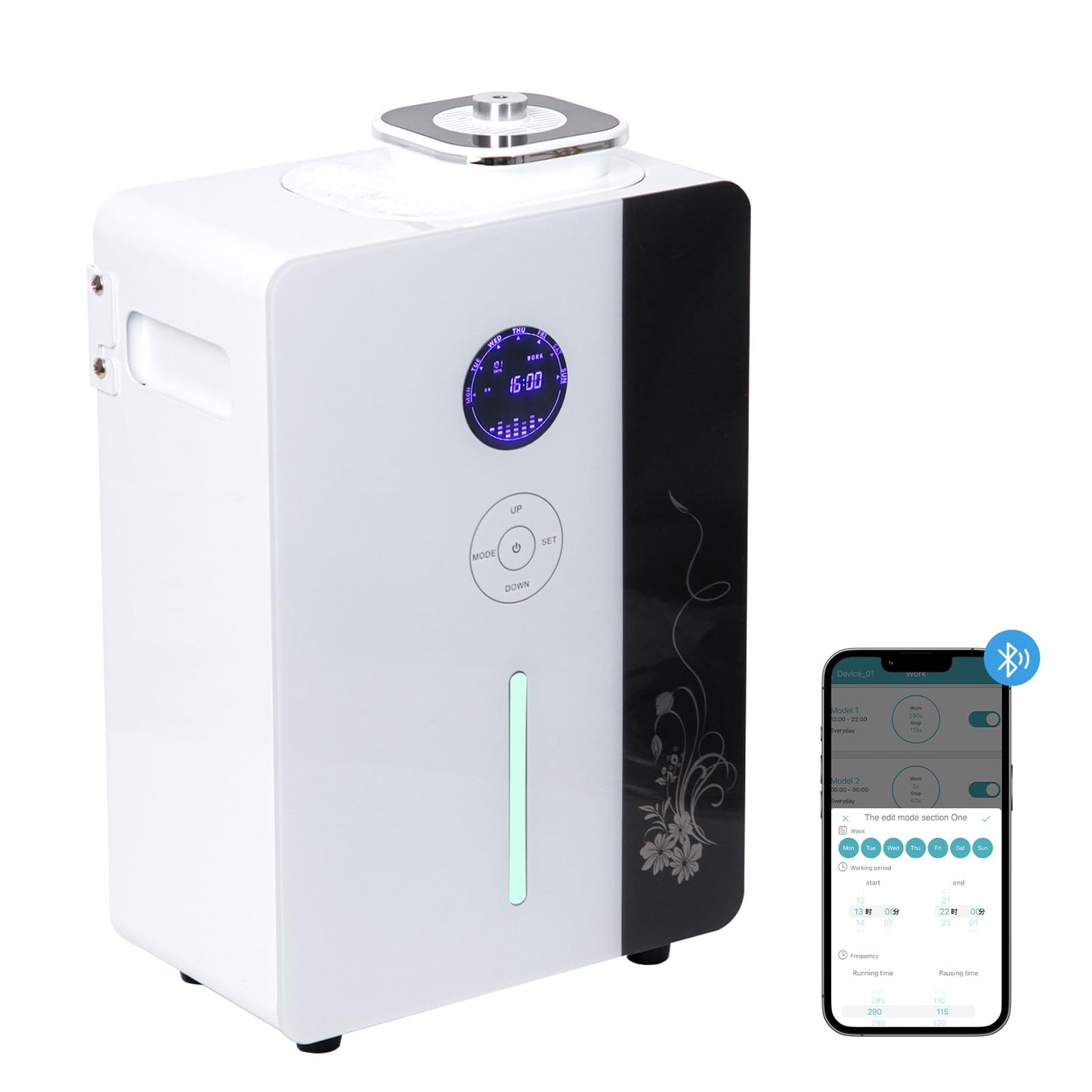 Namste Essential Oil Diffuser — Waterless HVAC Scent System for 4000 Sq Ft (800ml) with Smart WIFI & Touch