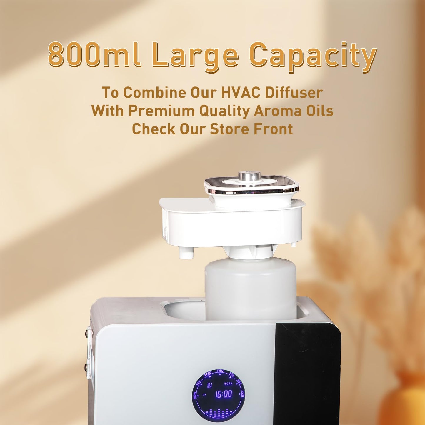 Namste Essential Oil Diffuser — Waterless HVAC Scent System for 4000 Sq Ft (800ml) with Smart WIFI & Touch