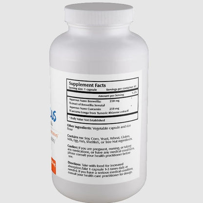One Planet Nutrition Nano Curcumin Plus Capsules 500 mg, 60 Count | High Absorption Turmeric & Boswellia | Vegan Gluten Free