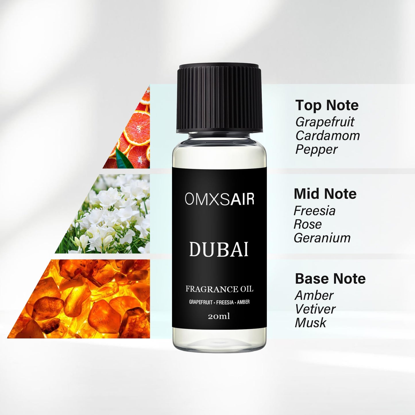 Luxury Hotel Scent Dubai Diffuser Refill Kit - 20ml Nano-Enhanced Aromatherapy Oil for Large Rooms, HVAC & Cars