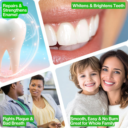 Nano-Hydroxyapatite Mouthwash with Xylitol – Fluoride-Free, Alcohol-Free, Gentle Whitening & Enamel Support