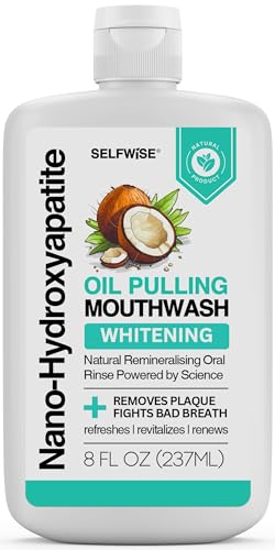 Nano-Hydroxyapatite Oil Pulling Mouthwash – Teeth & Gums, Organic