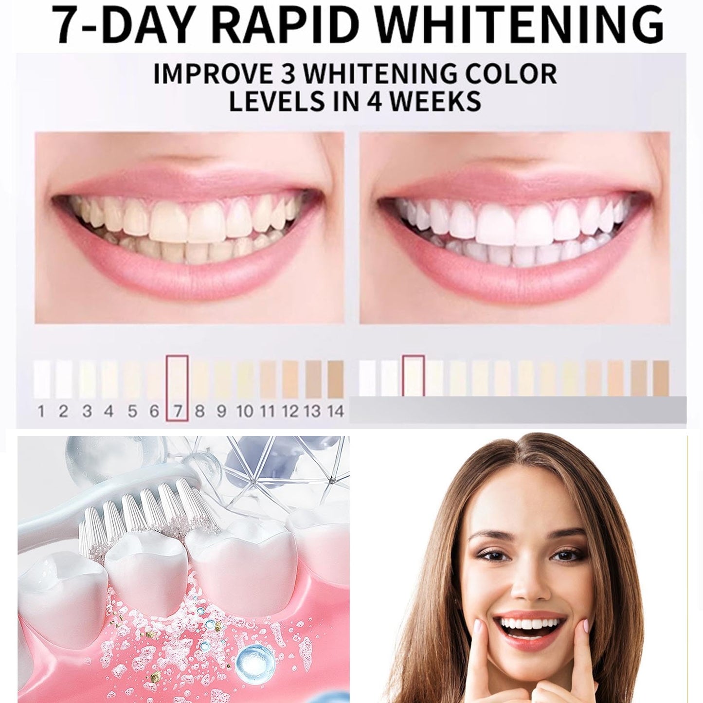 Nano-Hydroxyapatite Recovery Toothpaste 7.5% - Fluoride-Free, Sensitive Teeth Care, Peppermint Whitening (4.23 oz)