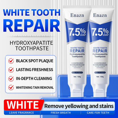 7.5% Nano Hydroxyapatite Toothpaste – Enamel Protection, Fluoride-Free, Cooling Mint (4.23 oz, 2 Pack)