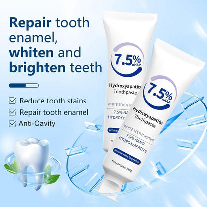 Fluoride-Free Nano Hydroxyapatite Toothpaste – Whitening & Remineralizing (4.23oz)