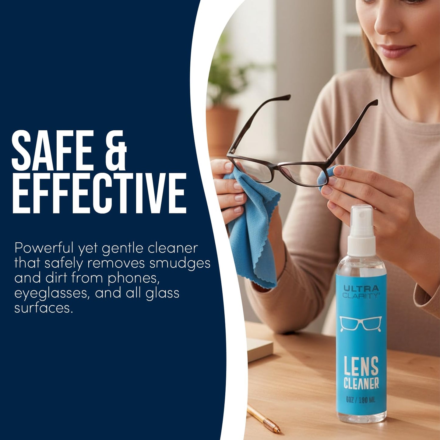 Nano Magic Eyeglass Lens Cleaning Spray 6 oz (3 Pack) – Silicone-Free