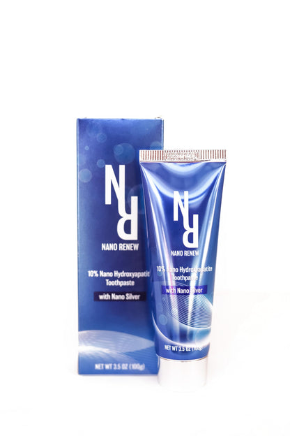10% Nano Hydroxyapatite Toothpaste – Fluoride-Free, SLS-Free, Xylitol (3.5 oz)
