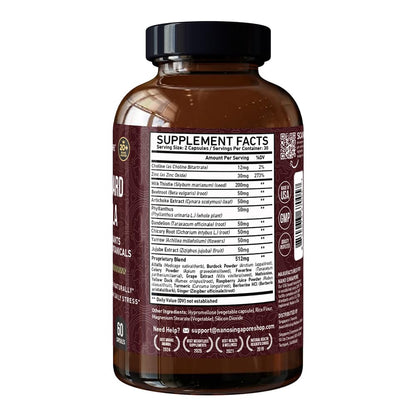 Nano Singapore Liver Guard Formula – Liver Health Support, Detox & Digestive Health | 60 Capsules