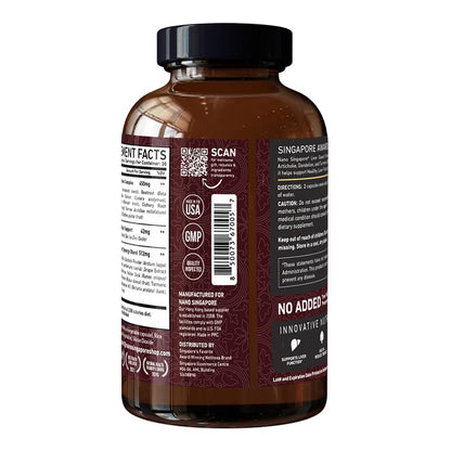 Nano Singapore Liver Guard Formula – Liver Health Support, Detox & Digestive Health | 60 Capsules