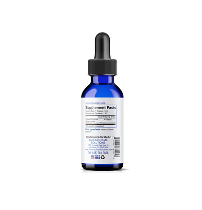 Nano Turmeric Curcumin - Highly Bioavailable Nano Liquid (30 ml) | Organic Vegan Non-GMO