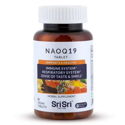 NAOQ19 Immunity Support – 19-Herb Ayurvedic Formula | Sri Sri Tattva | 90 Capsules