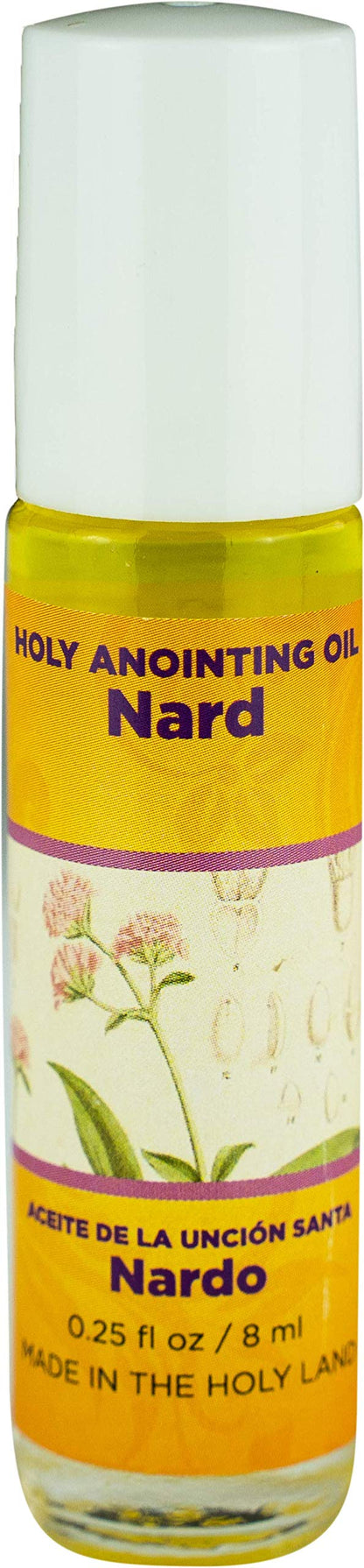 Nard Holy Land Anointing Oil from Jerusalem – 1/4 oz Roller Bottle | Locally Sourced Herbs & Essences | Gift for Pastors, Priests, Rabbis & Clergy