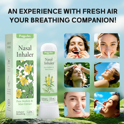 Herbal Diffuser Pen with Mullein, Thyme & Mint Extracts – 600 Uses | Clear Breathing & Refreshment