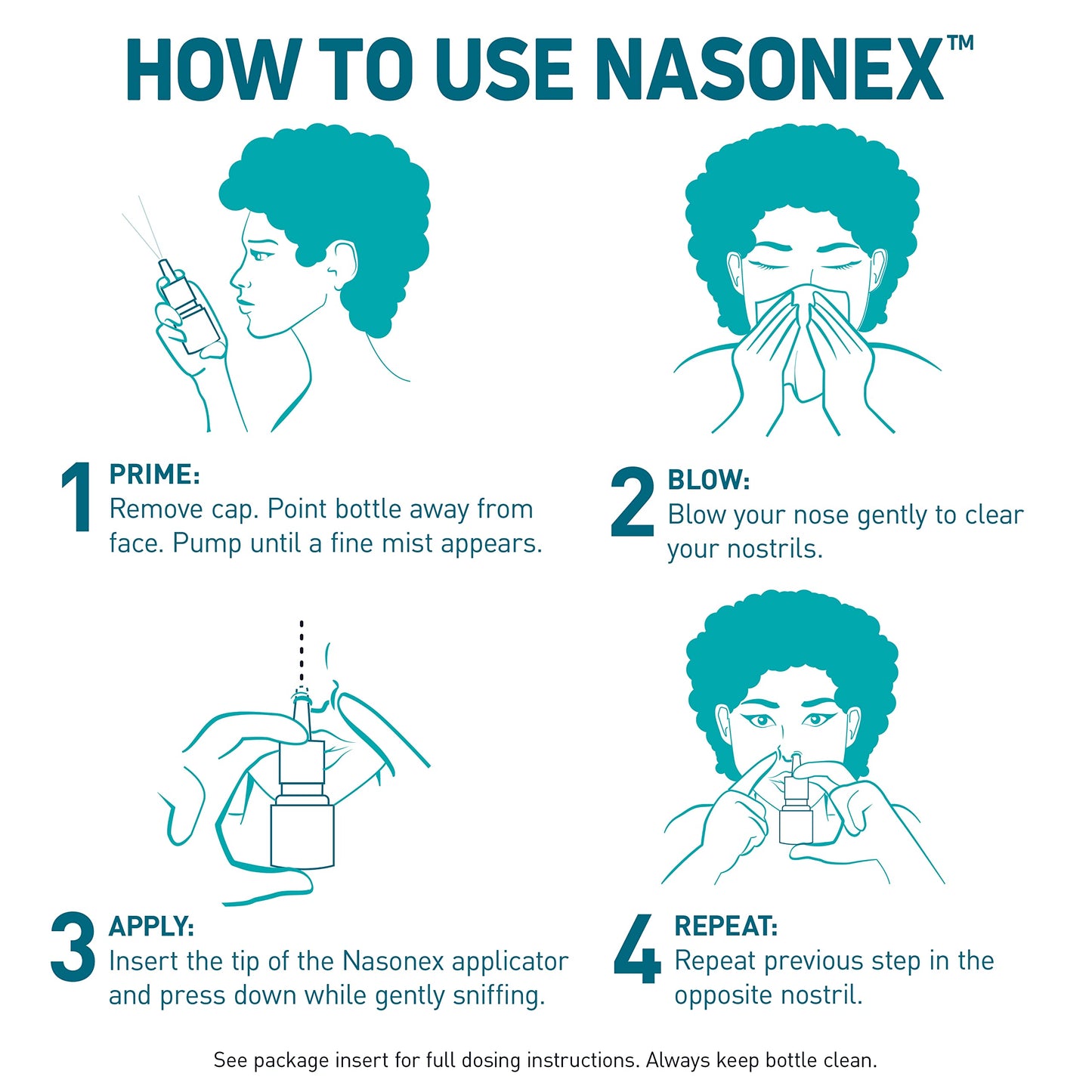 Nasonex 24HR Allergy Nasal Spray – Non-Drowsy, Scent-Free, Full Prescription Strength (60 Sprays)