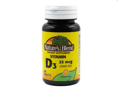 NAT B VIT D3 TB 1000IU 100 by Nature's Blend - B Vitamins