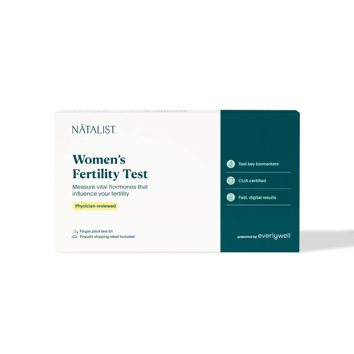 Natalist Women's Fertility Test - At-Home Kit by Everlywell | Clinically Reviewed