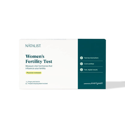 Natalist Women's Fertility Test - At-Home Kit by Everlywell | Clinically Reviewed