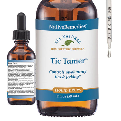 Native Remedies Tic Tamer 2 fl oz – Natural Homeopathic Tic Relief