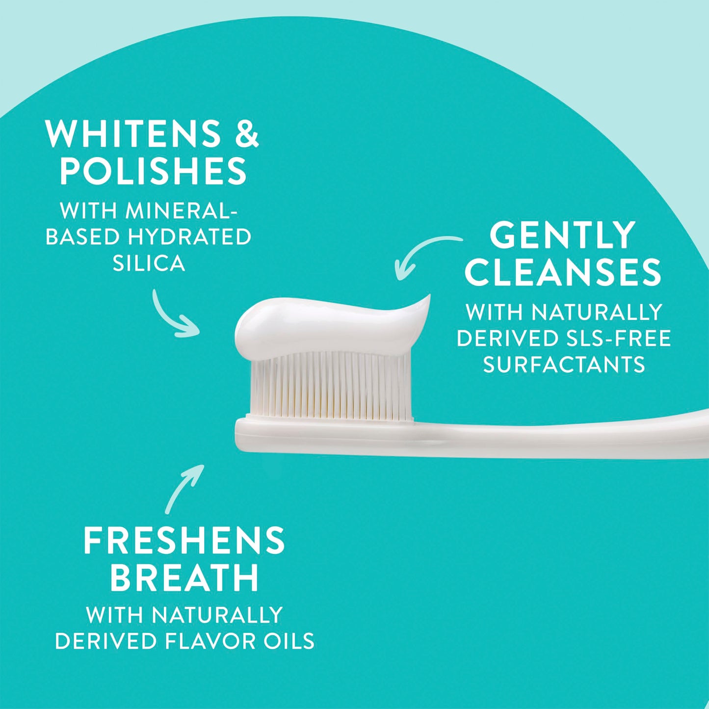 Native Fluoride-Free Whitening Toothpaste 4.1oz (3-Pack) – Wild Mint & Peppermint Oil