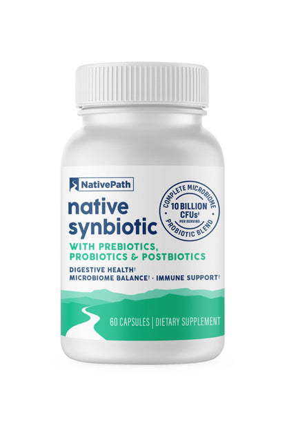 NativePath Complete Synbiotic — 3-in-1 Gut Health (10B CFU, 30 Servings)
