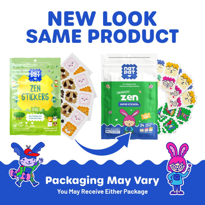 NATPAT Zen Patch Mood Calming Stickers – Chemical-Free Mood Support (24 Pack)