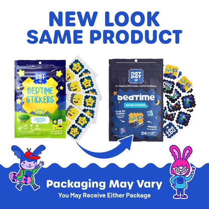 NATPAT Sleepy Patch Bed Time Stickers for Kids – Non-Toxic, Melatonin-Free (24 Pack)