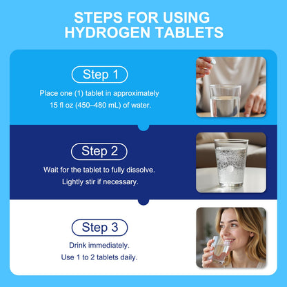 Natprime Hydrogen Water Tablets - 12 PPM H2 with Magnesium (90 Count)