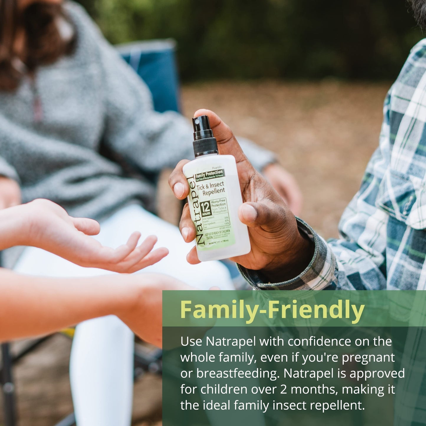 Natrapel Tick & Insect Repellent – 20% Picaridin, Up to 12 Hours Protection, 3-Pack (3.4 fl oz)