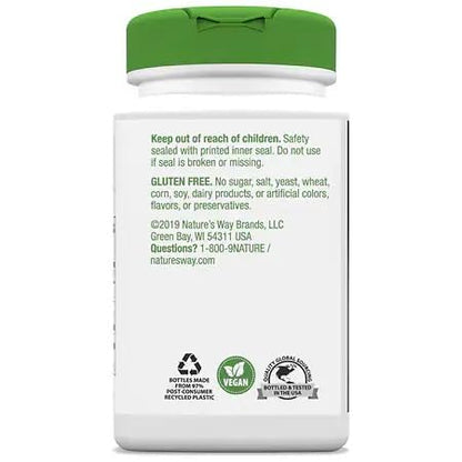 Natrue Mad Slippery Elm Bark 400mg Dietary Supplement Compatible with Nature's Way, 100Ct