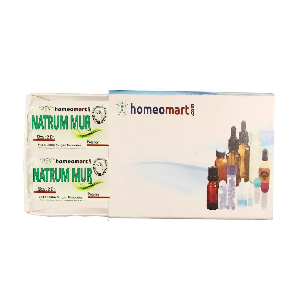 Natrum Muriaticum Homeopathy Pellets 1M Potency – Pack of 2 | Homeomart