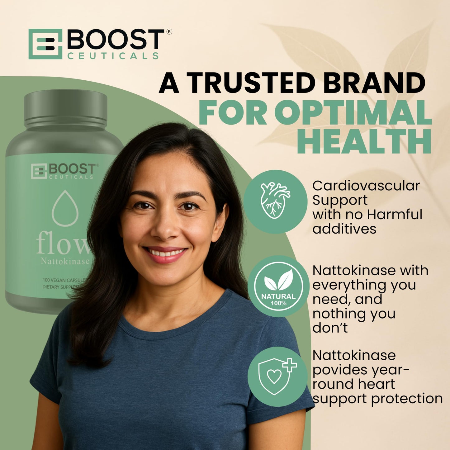 Nattokinase 4000 FU 200mg - Vegan No Stearates Gluten Free - Pure Natural Blood Thinner & Blood Flow Supplement - 100 Capsules / 100 Days Supply