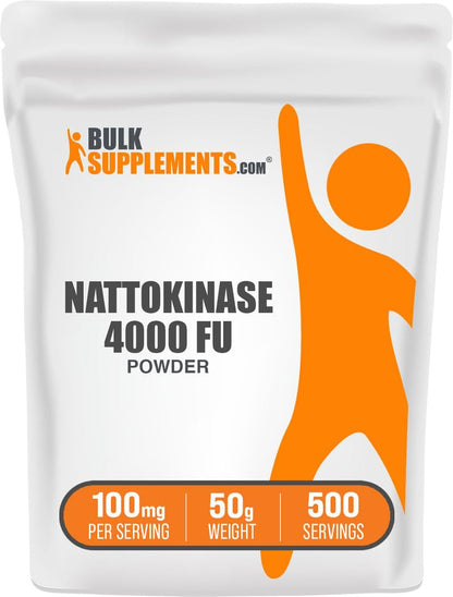 Nattokinase Powder (Natto Powder) 4000 FU | BulkSupplements.com