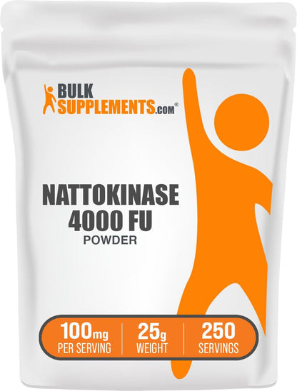Nattokinase Powder 4000 FU – Natto Powder | BulkSupplements.com