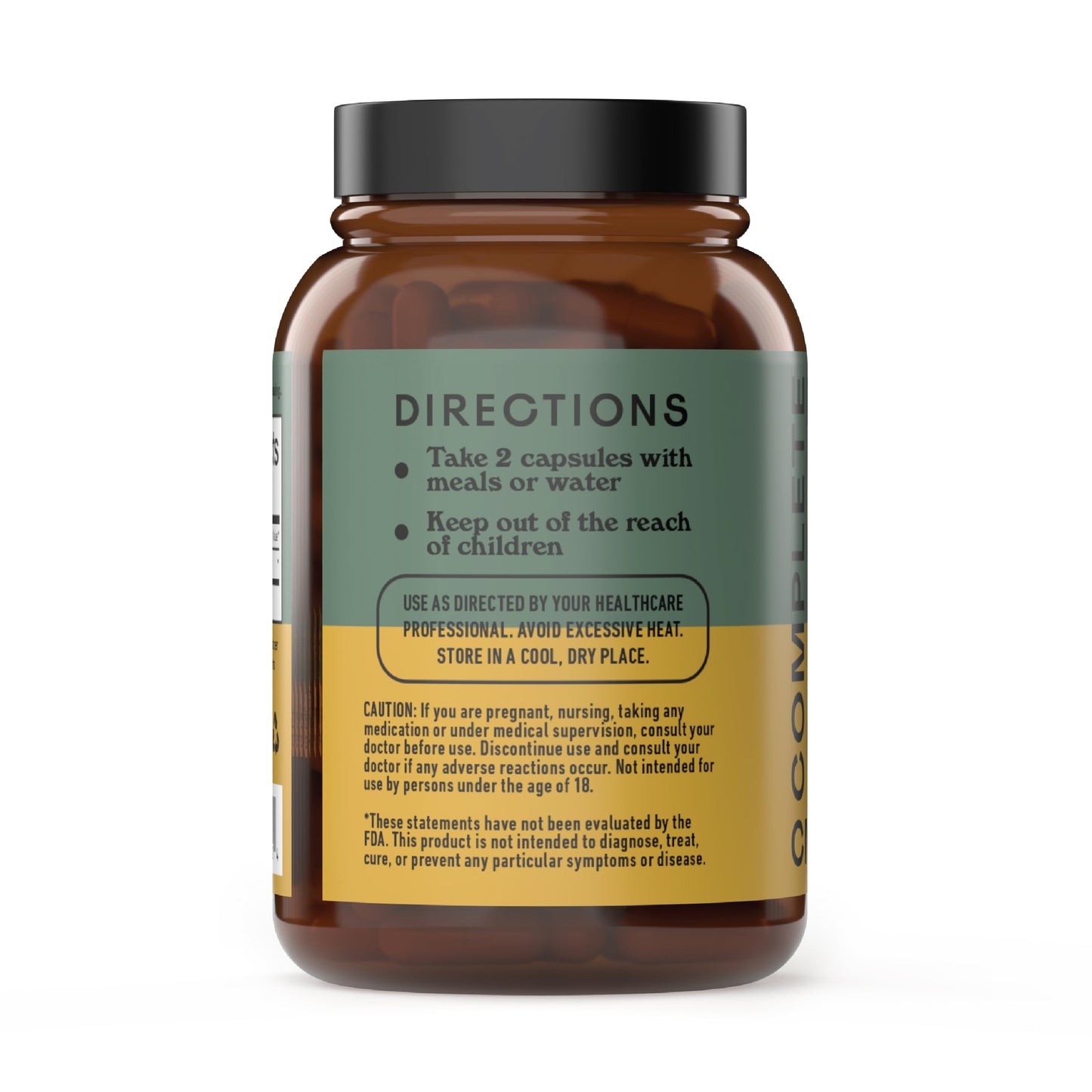 Complete Natural Nattokinase Capsules – 100 Count, 570 mg, 6000 FU, Gluten Free, Vegan, Non-GMO