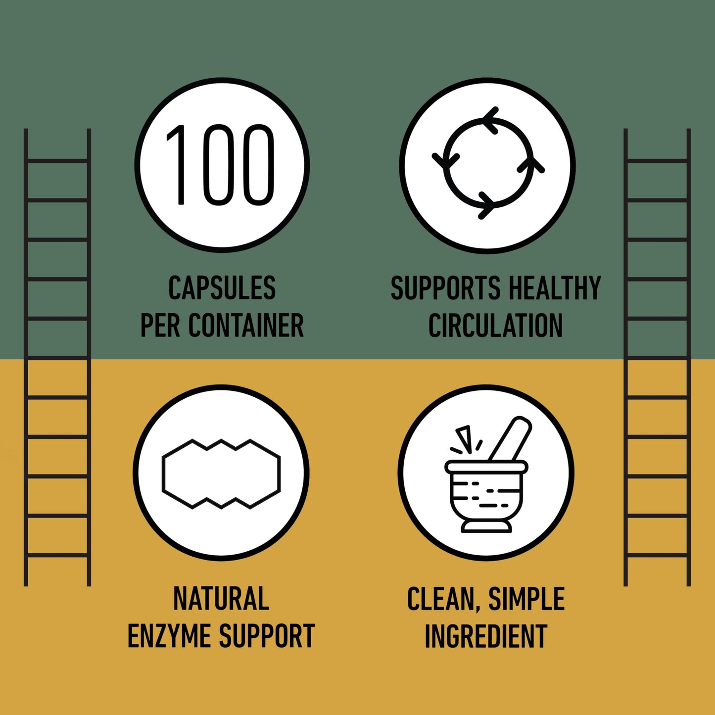 Complete Natural Nattokinase Capsules – 100 Count, 570 mg, 6000 FU, Gluten Free, Vegan, Non-GMO