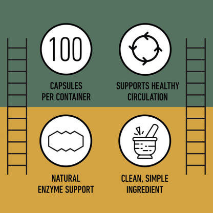 Complete Natural Nattokinase Capsules – 100 Count, 570 mg, 6000 FU, Gluten Free, Vegan, Non-GMO