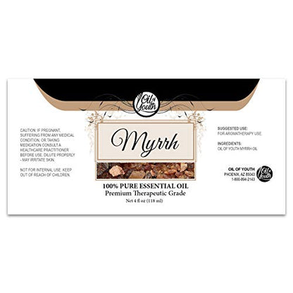 Oil of Youth Myrrh Essential Oil 4oz – Pure Therapeutic Grade