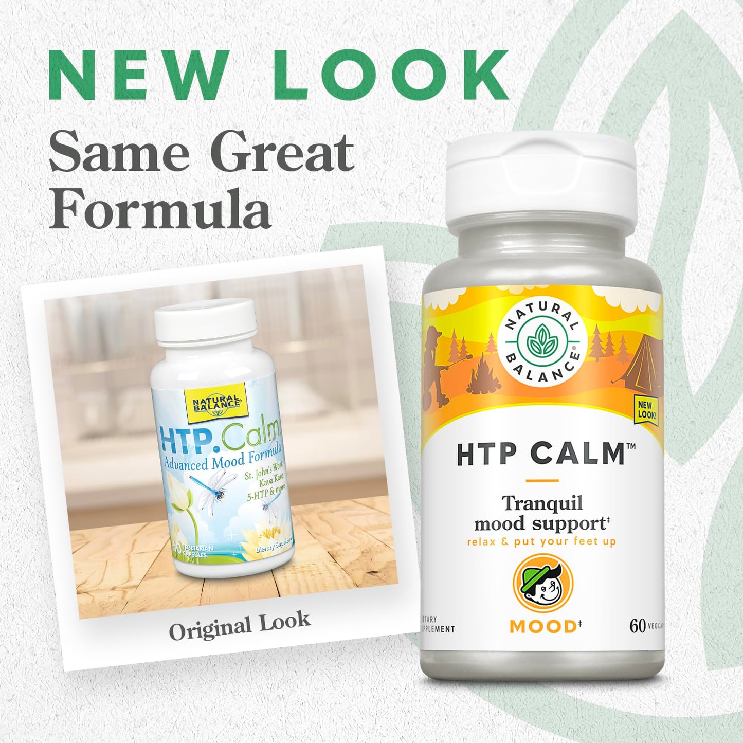 Natural Balance HTP Calm – Herbal Mood & Stress Support | 60 Caps